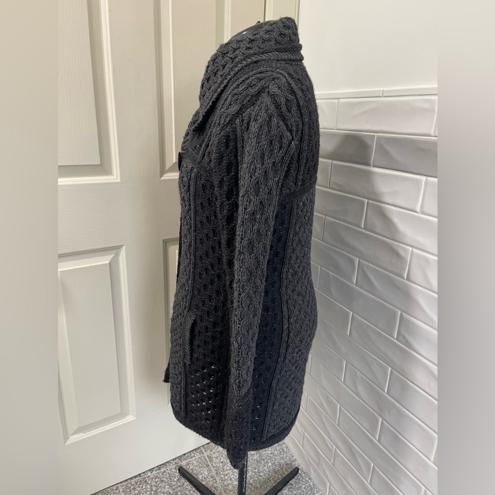 Inis Crafts Irish Wool Cardigan - Picture 2 of 11